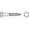 DIN571 Hex head wood screw Stainless steel A2